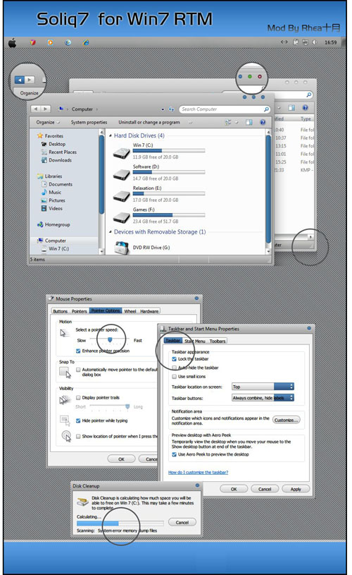 Soliq7 Theme para Windows 7 RTM Soliq7 Theme para Windows 7 RTM