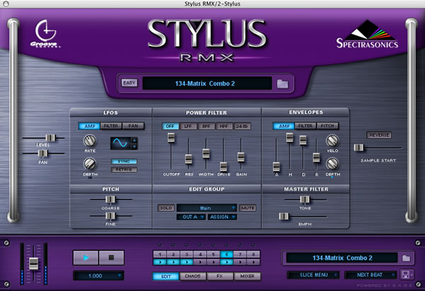 Spectrasonics Stylus RMX VSTi AU RTAS 1.9.2d PC MAC UPDATE